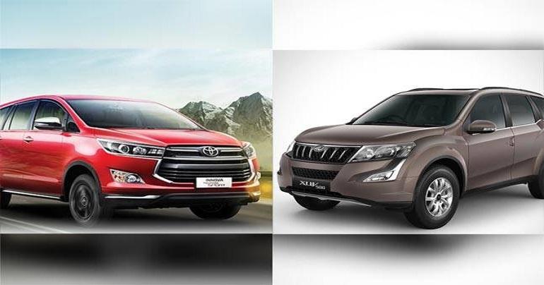 Toyota Innova Crysta Vs Mahindra XUV 500 – Which is the Best SUV?