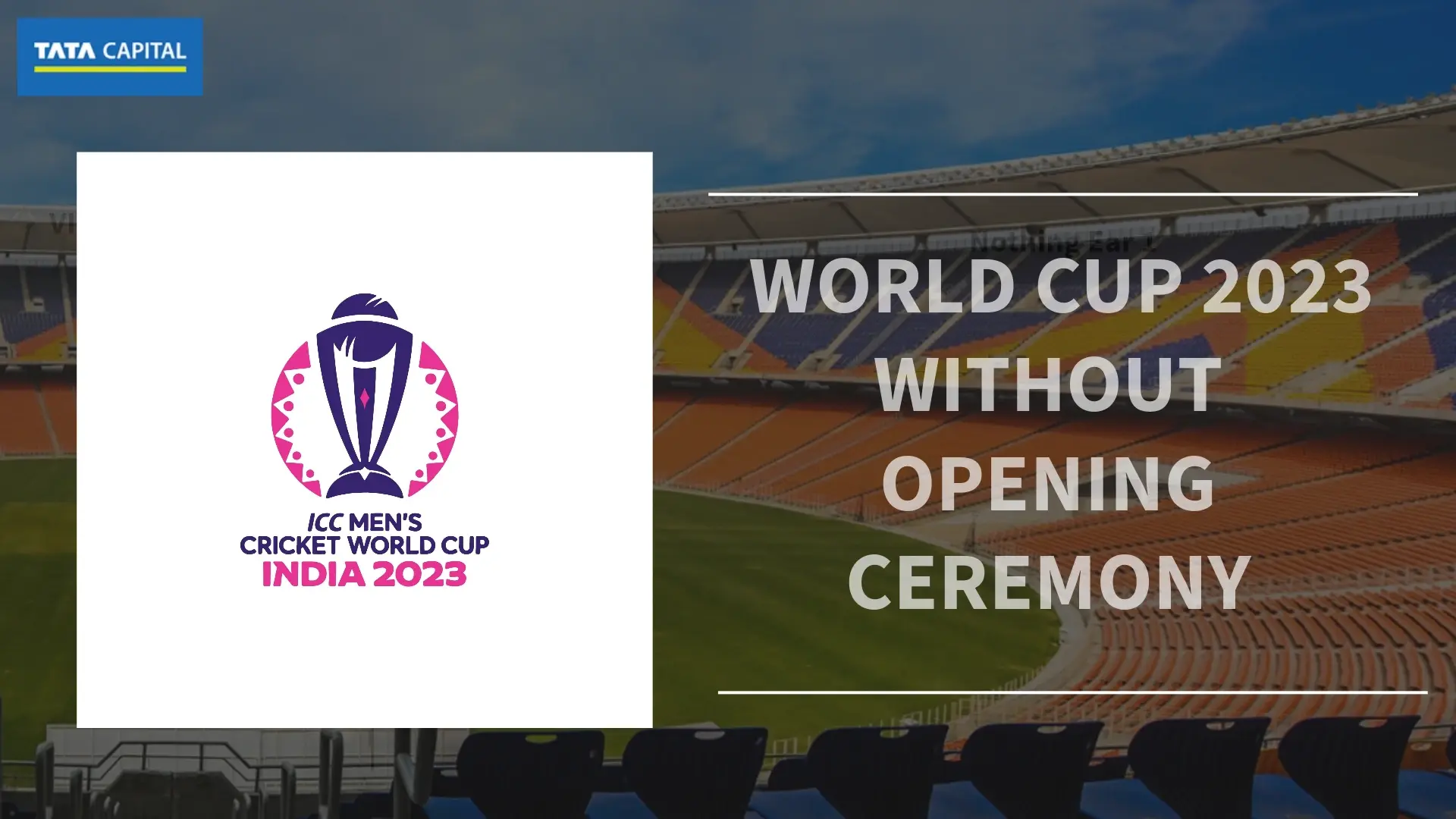 Cricket World Cup 2023: Opening Ceremony Cancellation and Its Impact