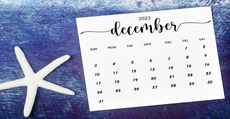 December 2023 Calendar: Important Days & Dates