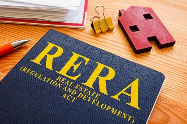 How to find the RERA registration number of a project