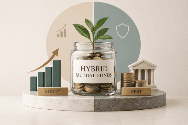 What Are Hybrid Mutual Funds? Meaning and Types 