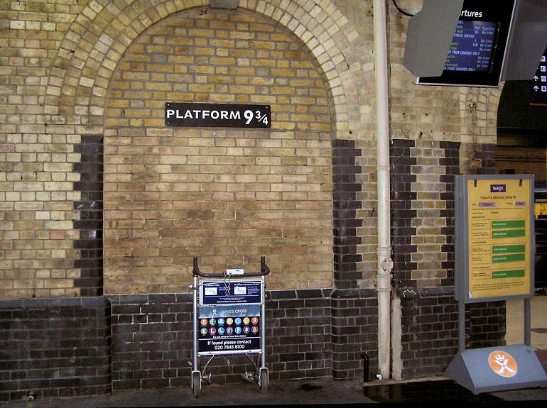Take a train to Hogwarts from King’s cross