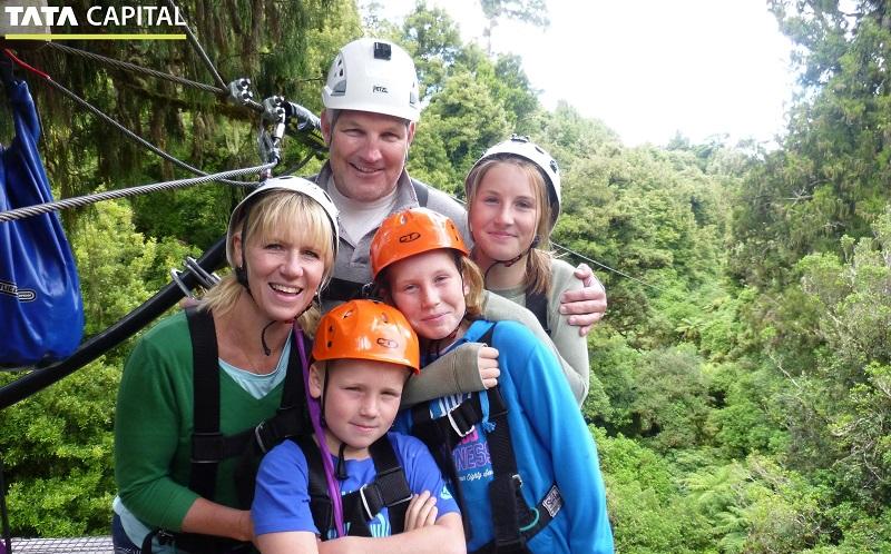 family trip in New Zealand